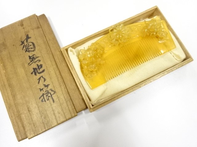 JAPANESE KIMONO / ANTIQUE COMB
